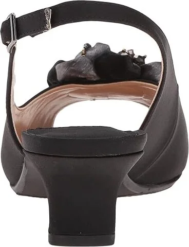 J. Renee Leonelle Women's Shoes Black : 7.5 N (AA), Textile - Image 5