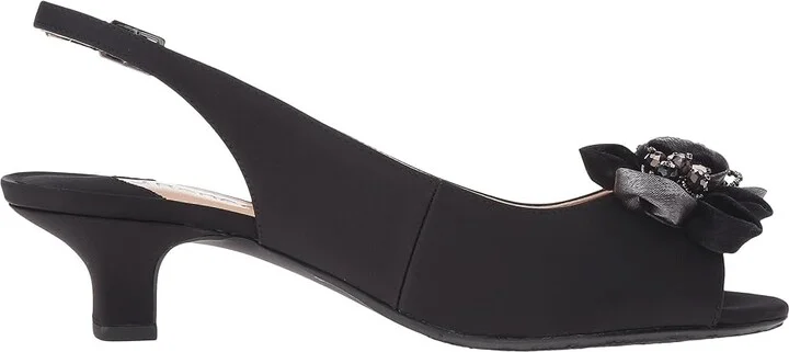 J. Renee Leonelle Women's Shoes Black : 7.5 N (AA), Textile - Image 8