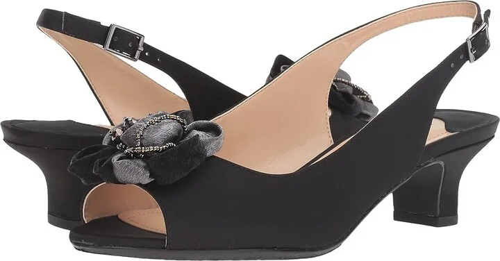 J. Renee Leonelle Women's Shoes Black : 7.5 N (AA), Textile