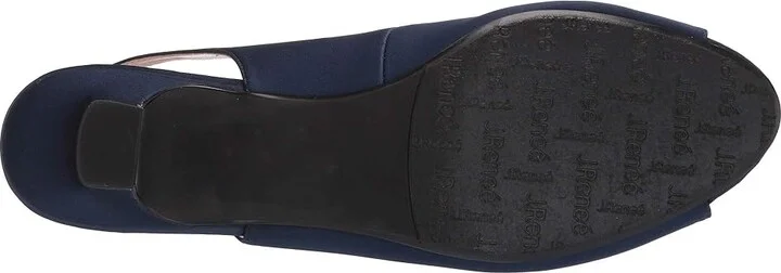 J. Renee Leonelle Women's Shoes Navy : 5 M (B), Textile - Image 4