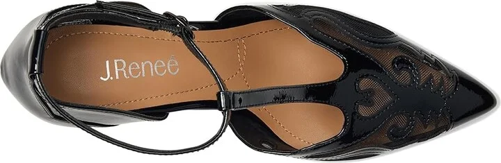 J. Renee Lisha Women's Shoes Black : 8 M (B), Synthetic - Image 2