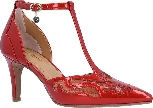 J. Renee Lisha Women's Shoes Red : 6 M (B), Synthetic