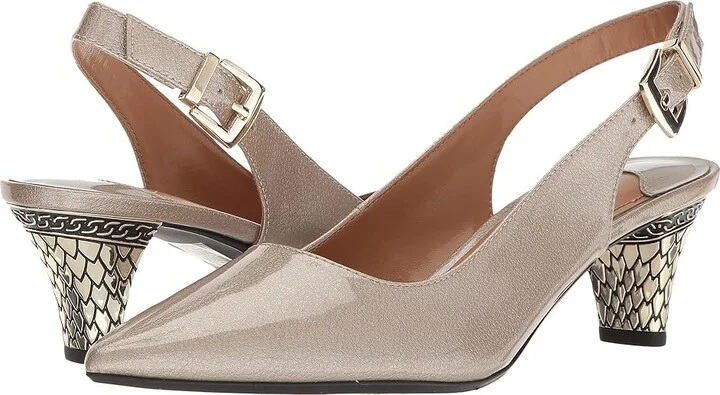 J. Renee Mayetta High Women's Heels Taupe : 5 M (B), Synthetic