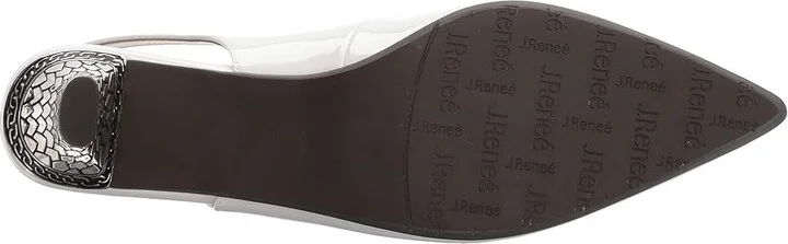 J. Renee Mayetta High Women's Heels White Pearl : 5 M (B), Synthetic - Image 4