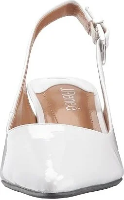 J. Renee Mayetta High Women's Heels White Pearl : 5 M (B), Synthetic - Image 6