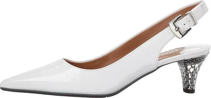 J. Renee Mayetta High Women's Heels White Pearl : 5 M (B), Synthetic - Image 7