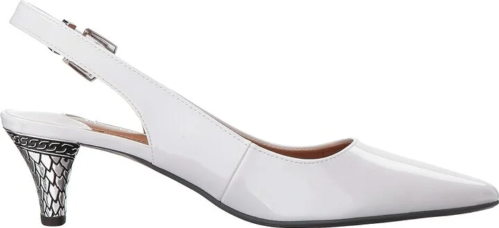 J. Renee Mayetta High Women's Heels White Pearl : 5 M (B), Synthetic - Image 8