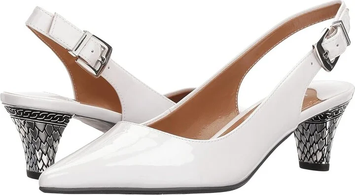 J. Renee Mayetta High Women's Heels White Pearl : 5 M (B), Synthetic