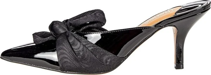 J. Renee Mianna Women's Shoes Black Patent/Faille : 11 M (B), Synthetic - Image 6