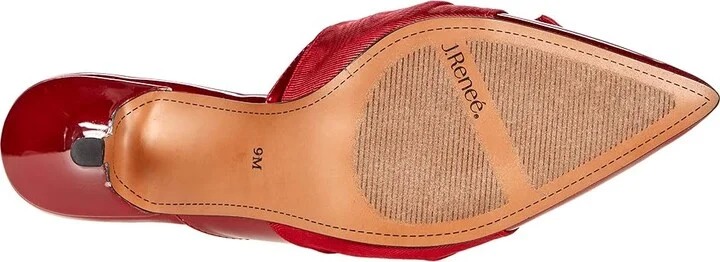J. Renee Mianna Women's Shoes Red Patent/Faille : 7 M (B), Synthetic - Image 3