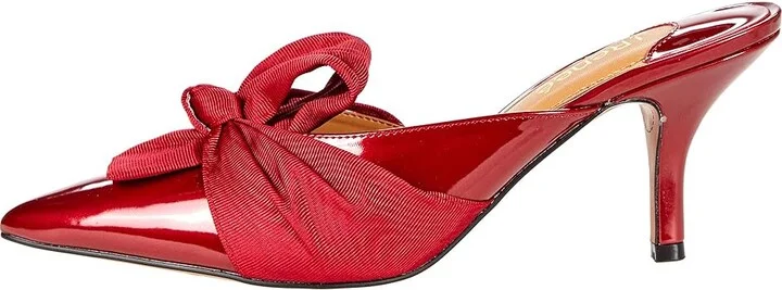J. Renee Mianna Women's Shoes Red Patent/Faille : 7 M (B), Synthetic - Image 6