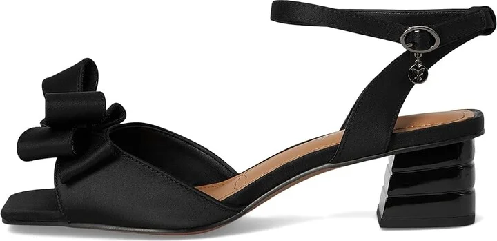 J. Renee Novela Women's Sandals Black : 8.5 M (B), Rubber/Satin/Textile - Image 6