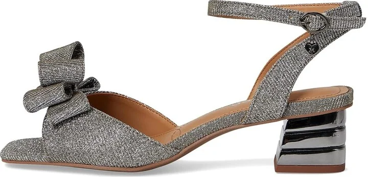 J. Renee Novela Women's Sandals Pewter : 7.5 W (C), Rubber/Satin/Textile - Image 6