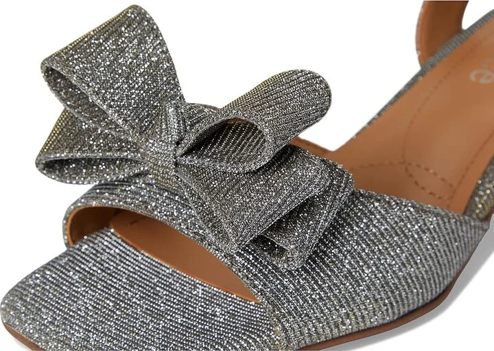 J. Renee Novela Women's Sandals Pewter : 7.5 W (C), Rubber/Satin/Textile - Image 7