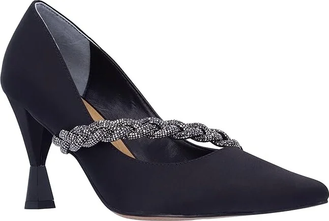J. Renee Nyomee Women's Shoes Black : 6.5 M (B), Textile