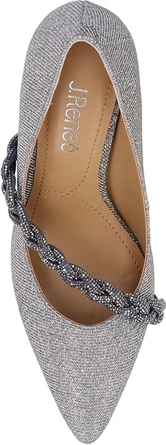 J. Renee Nyomee Women's Shoes Pewter : 7 M (B), Textile - Image 2