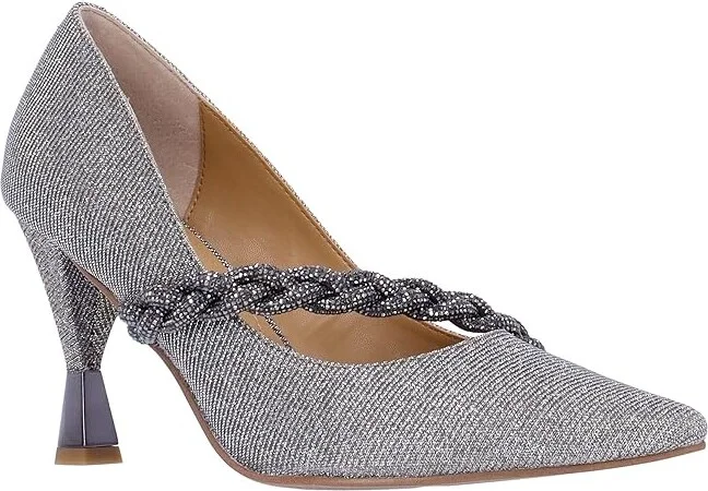 J. Renee Nyomee Women's Shoes Pewter : 7 M (B), Textile