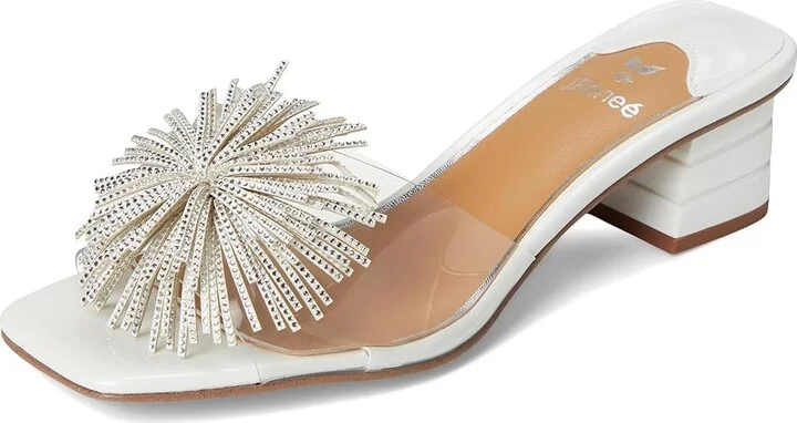 J. Renee Ozara Women's Sandals Clear/White : 8.5 M (B) - Image 5
