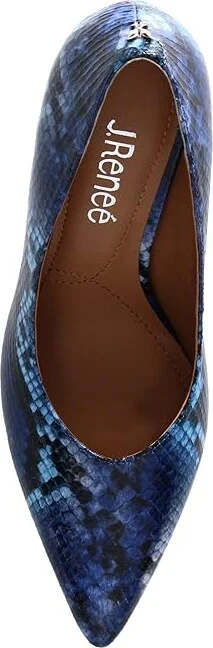 J. Renee Phoebie Women's Shoes Blue/Black : 7 M (B), Textile - Image 2