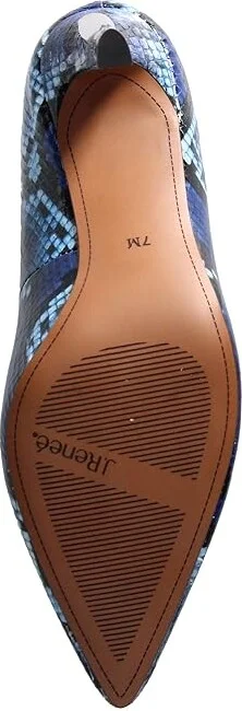 J. Renee Phoebie Women's Shoes Blue/Black : 7 M (B), Textile - Image 3