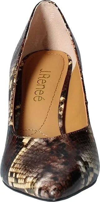 J. Renee Phoebie Women's Shoes Brown/Black : 6.5 M (B), Textile - Image 5