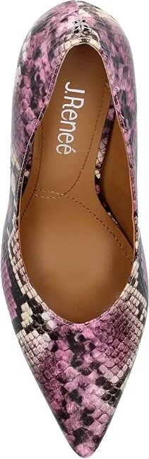 J. Renee Phoebie Women's Shoes Pink/Black : 7 M (B), Textile - Image 2