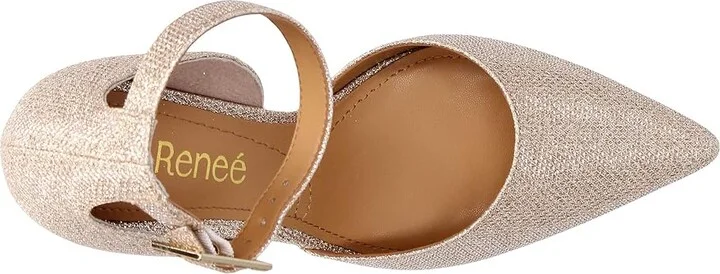 J. Renee Pumps Women's Shoes Platinum : 9.5 W (C), Synthetic/Textile - Image 2