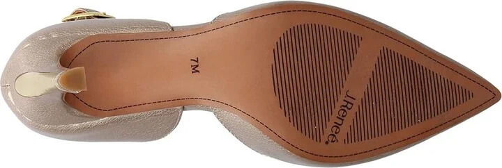 J. Renee Pumps Women's Shoes Taupe : 8 M (B), Synthetic/Textile - Image 3