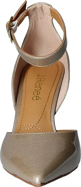 J. Renee Pumps Women's Shoes Taupe : 8 M (B), Synthetic/Textile - Image 5