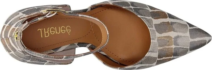 J. Renee Pumps Women's Shoes Taupe/Gold : 6 M (B), Synthetic/Textile - Image 2
