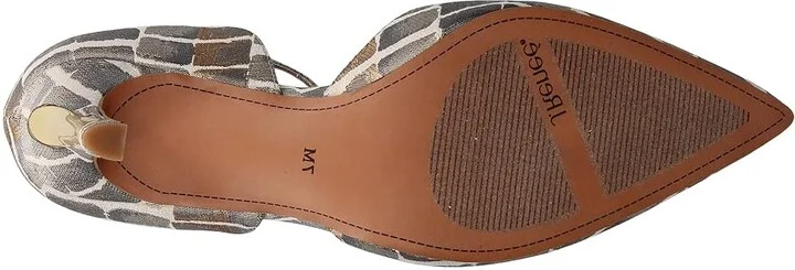 J. Renee Pumps Women's Shoes Taupe/Gold : 6 M (B), Synthetic/Textile - Image 3