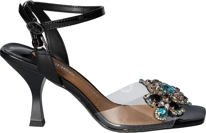 J. Renee Raelyn Women's Shoes Clear/Black : 6 M (B), Synthetic - Image 7