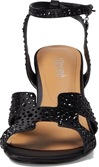 J. Renee Sarlon Women's Shoes Black : 7 M (B), Textile - Image 2