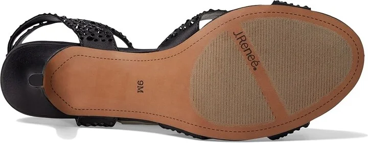 J. Renee Sarlon Women's Shoes Black : 7 M (B), Textile - Image 3