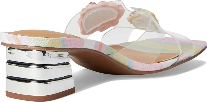 J. Renee Seeshell Women's Sandals Clear/Pastel : 6 M (B), Synthetic - Image 4