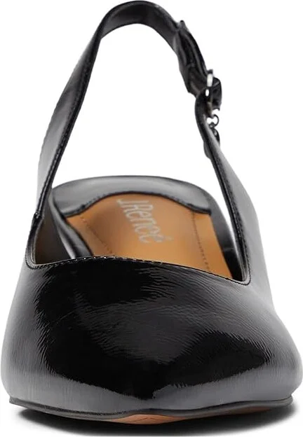 J. Renee Shayanne Women's Shoes Black Patent : 5 M (B), Textile - Image 2