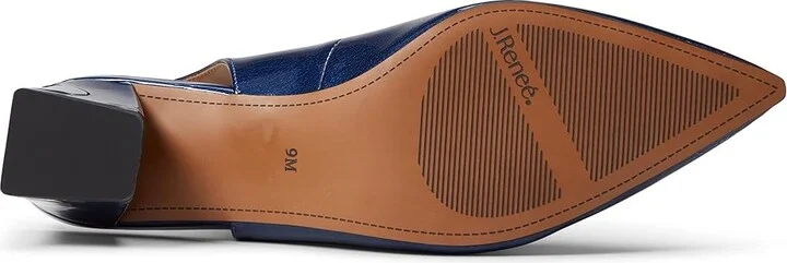 J. Renee Shayanne Women's Shoes Navy Pearl Patent : 5.5 M (B), Textile - Image 3