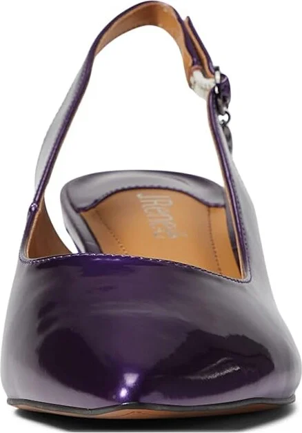 J. Renee Shayanne Women's Shoes Purple Pearl Patent : 6 M (B), Textile - Image 2