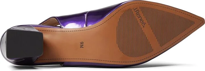 J. Renee Shayanne Women's Shoes Purple Pearl Patent : 6 M (B), Textile - Image 3