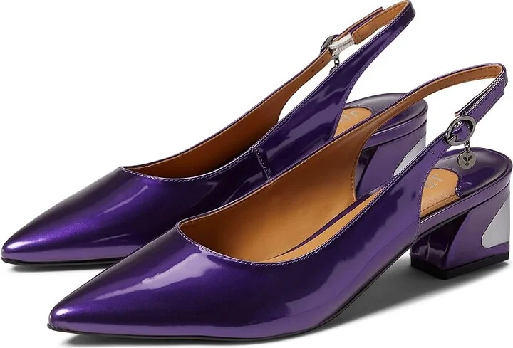 J. Renee Shayanne Women's Shoes Purple Pearl Patent : 6 M (B), Textile