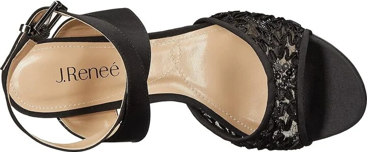 J. Renee Soncino Women's Shoes Black 2 : 6 M (B), Satin - Image 3
