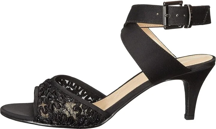 J. Renee Soncino Women's Shoes Black 2 : 6 M (B), Satin - Image 7
