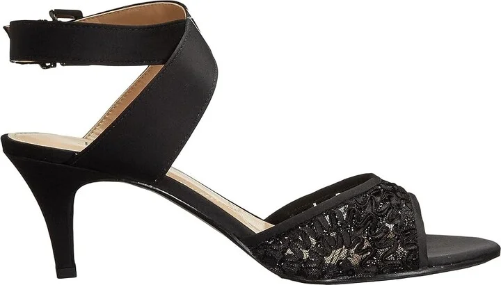 J. Renee Soncino Women's Shoes Black 2 : 6 M (B), Satin - Image 8