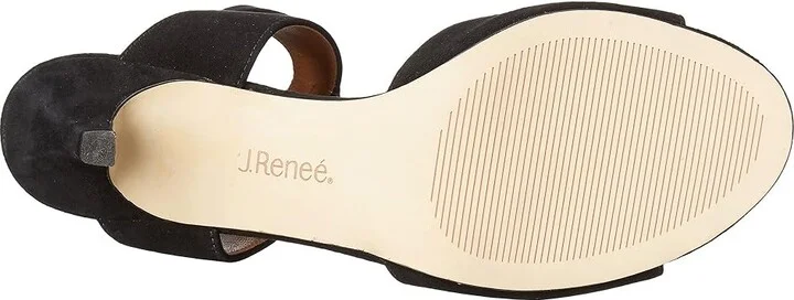 J. Renee Soncino Women's Shoes Black : 7 N (AA), Suede - Image 4