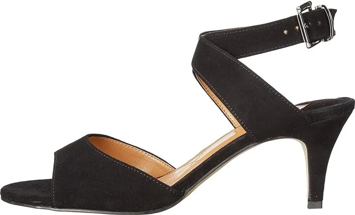J. Renee Soncino Women's Shoes Black : 7 N (AA), Suede - Image 7