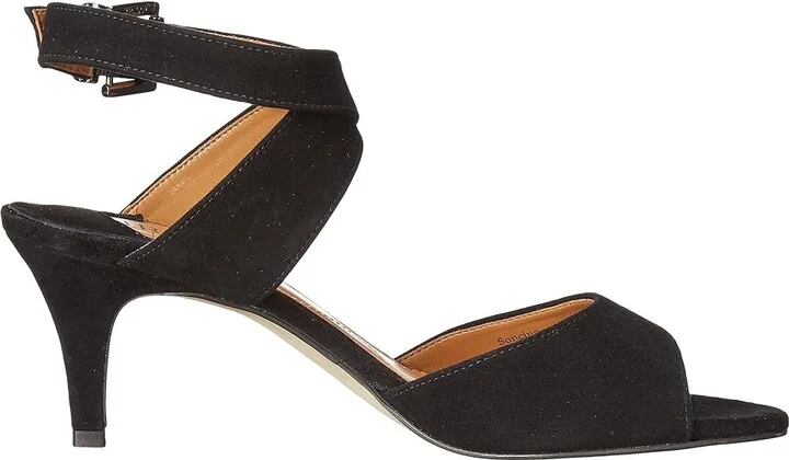 J. Renee Soncino Women's Shoes Black : 7 N (AA), Suede - Image 8
