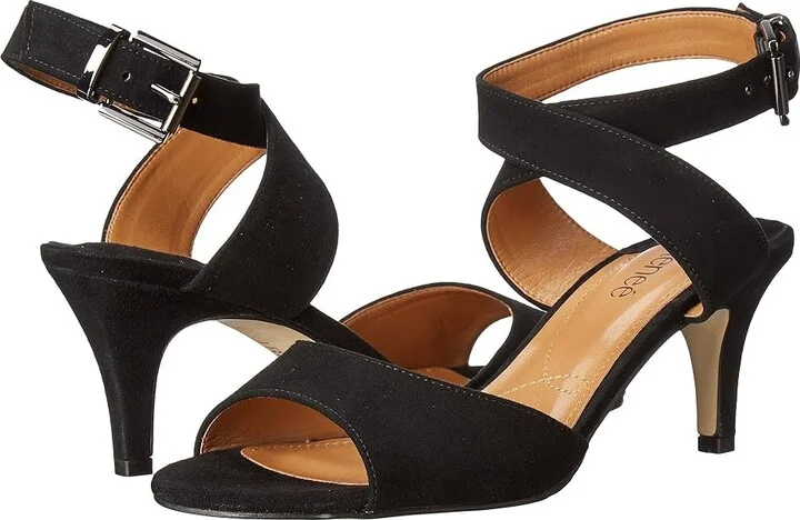 J. Renee Soncino Women's Shoes Black : 7 N (AA), Suede