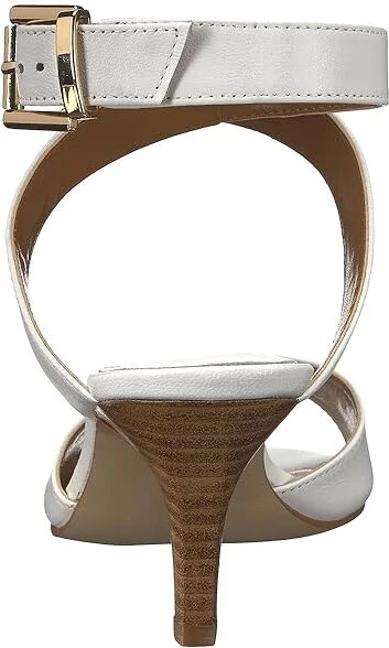 J. Renee Soncino Women's Shoes White Leather : 6 M (B) - Image 5