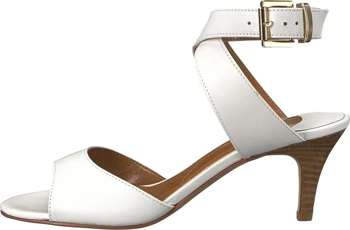 J. Renee Soncino Women's Shoes White Leather : 6 M (B) - Image 7