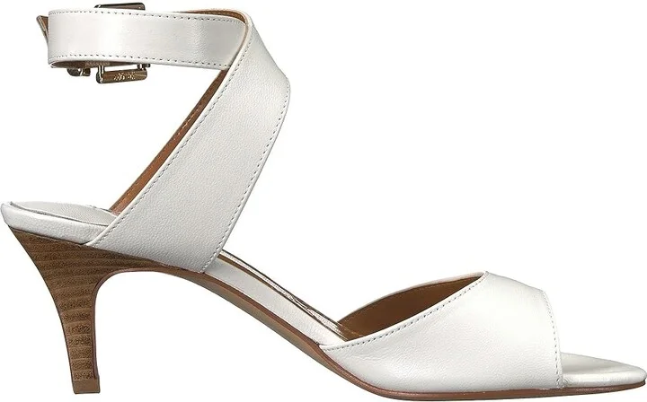 J. Renee Soncino Women's Shoes White Leather : 6 M (B) - Image 8